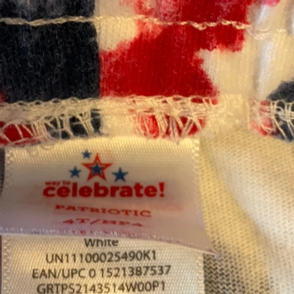 Kids Red and Blue Patterned Shorts